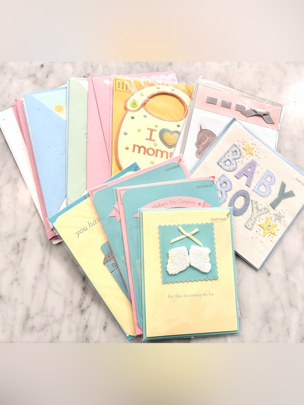 PAPYRUS - AMERICAN GREETINGS Baby Cards NEW